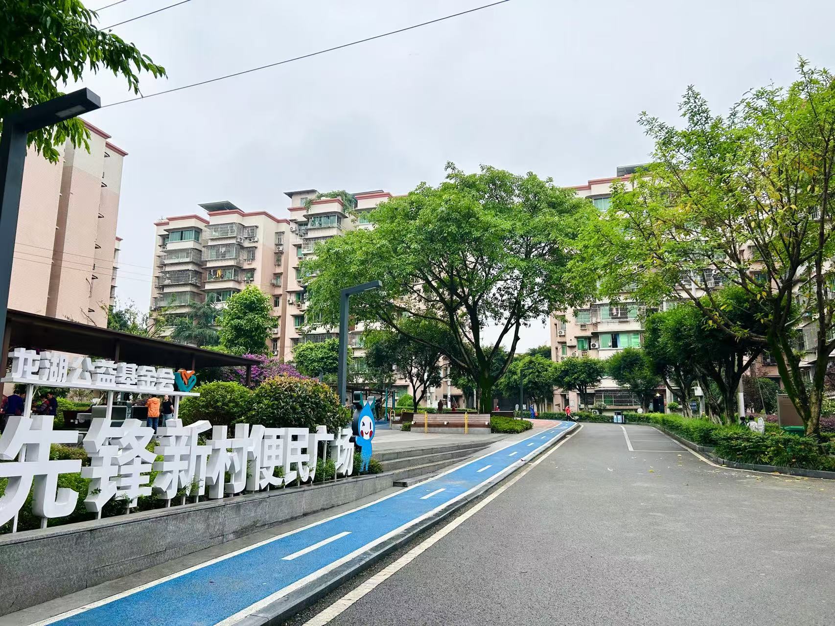 美丽整洁的重庆市巴南区花溪街道先锋村。图/王雪