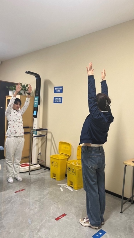 驾驶员体检现场。重庆市公安局交巡警总队供图