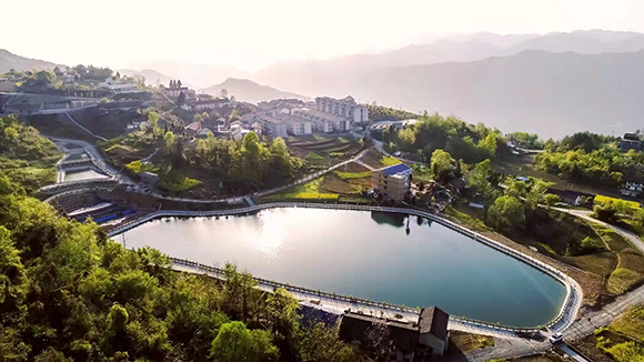 大窝景区新貌。奉节县委宣传部供图