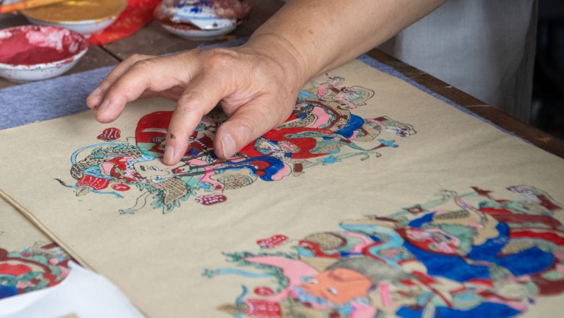 新华社看重庆｜梁平：暑期非遗体验课开讲