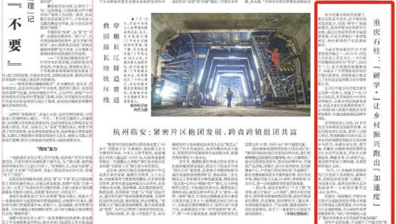 新华每日电讯看重庆｜石柱：“研学+”让乡村振兴跑出“加速度”