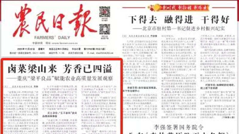 农民日报看重庆｜卤菜梁山来 芳香已四溢